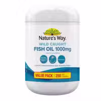 Natures Way Wild Caught Fish Oil 1000mg 250 Capsules