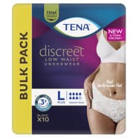 Tena Pants Discreet White Large 10 Pack