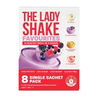 The Lady Shake Favourites Variety Pack 8 Sachets