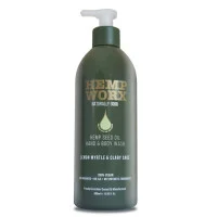 Hemp Worx Lemon Myrtle and Clary Sage Body Wash 500ml