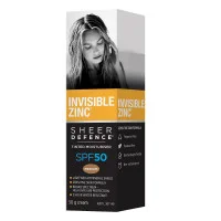 Invisible Zinc Sheer Defence Tinted Moisturiser SPF 50 Medium  50g