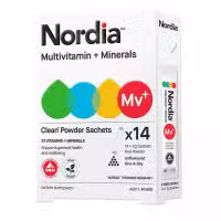 Nordia Multivitamin Plus Minerals Clean Unflavoured Powder 14 Pack