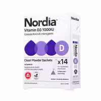 Nordia Vitamin D3 1000IU Clean Unflavoured Powder 14 Pack