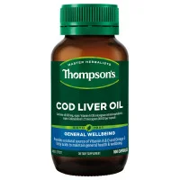 Thompsons Cod Liver Oil 100 Capsules