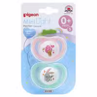Pigeon Minilight Pacifier Twin Pack S