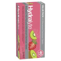 Hydralyte Effervescent Electrolyte Tablets Strawberry Kiwi Flavoured 40 Tablets