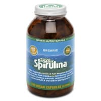 Green Nutritionals Mountain Organic Spirulina 180 Capsules