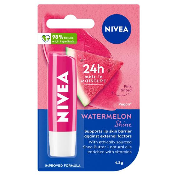 Nivea Watermelon Shine Lip Balm 4.8g – Hydrating and Protective Lip Care Online at Chemist Australia