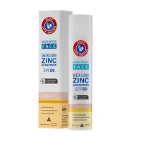 Surf Life Saving Australia Suncreen Zinc Face SPF50 Pump Lightly Tinted 110g