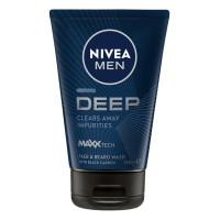 Nivea Men Face And Beard Deep Wash 100ml