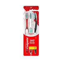 Colgate Toothbrush 360 Advanced Optic White 3 Pack Soft