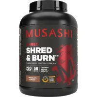 Musashi Shred And Burn Protein Chocolate 2kg