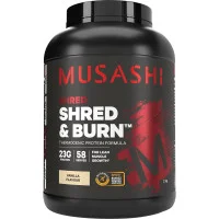 Musashi Shred And Burn Protein Powder Vanilla 2kg