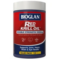 Bioglan Red Krill Oil  Double Strength Tablets 120