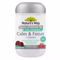Natures Way High Strength Adult Vita Calm And Focus L Theanine 50 Gummies