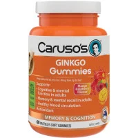 Carusos Ginkgo Gummies Pastilles 60