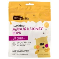Comvita Kids Soothing Manuka Honey Pops Assorted Flavours 15 Pack