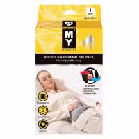 My Health Style Hot Cold Abdominal Reusable Gel Pack With Adjustable Strap