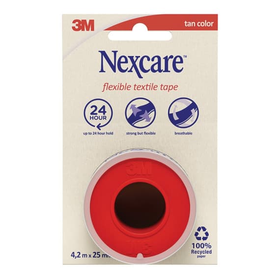 Buy Nexcare Flexible Textile Tape 25mm x 4.2m Online Chemist Australia