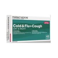 Pharmacy Action Cold And Flu Plus Cough Day And Night Tablets 48