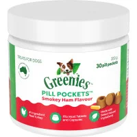 Greenies Pill Pockets Treats Smokey Ham Flavour