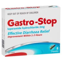 Gastro Stop Capsules 2mg Loperamide x 8