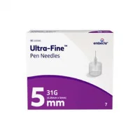 BD Ultra Fine Pen Needles 31g x 5mm Pack of 7