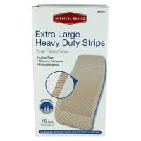 Surgical Basics Extra Large Heavy Duty Fabric Strips 10 Pack