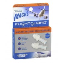Macks Flightguard Airplane Pressure Relief Ear Plugs 1 Pair