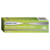 Chemists Own Effervescent Electrolyte Lemon Lime 20 Tablets