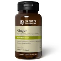 Natures Sunshine Ginger 100 Capsules 
