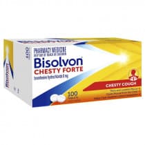 Bisolvon Chesty Forte 8mg 100 Tablets