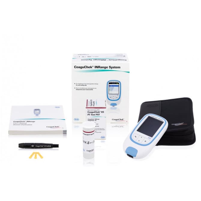 Buy CoaguChek® INRange Complete Bundle (Device + 24 Test Strips + 50