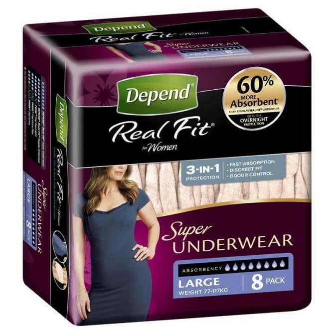 Where Can I Buy Depends In Bulk Buy Depend Underwear Super Female Large 8 Pack Online