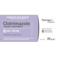 Pharmacy Choice Clotrimazole Thrush Cream 6 Day Treatment 35g S3