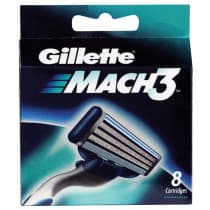 Gillette Mach3 Razor Blades 8 Pack