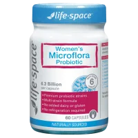 Life Space Womens Microflora Probiotic 60 Capsules