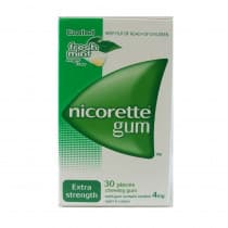 Nicorette Nicotine Gum Fresh Mint 4mg 30 Pieces