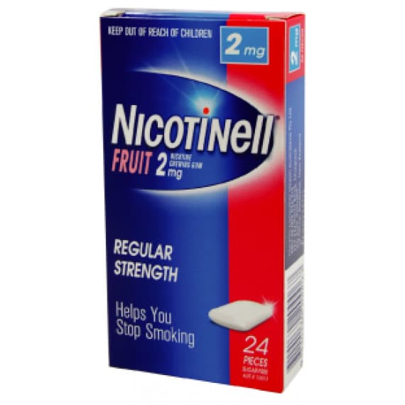 Nicotinell Gum Fruit 2mg 24 Pieces