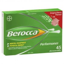Berocca Performance Original Berry 45 Effervescent Tablets