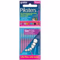 Piksters Size 1 Purple 10 Pack