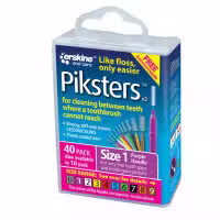 Piksters Size 1 Purple 40 Pack