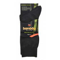 Sox & Lox Mens Business (Bamboo) Socks Black (Size 6 - 11)