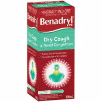 Benadryl PE Dry Cough and Nasal Congestion 200ml