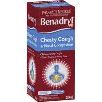 Benadryl Pe Chesty Cough & Nasal Congestion 200ml