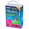 Piksters Size 6 Green 40 Pack