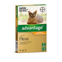 Advantage Cat 0 to 4kg 4 Pack