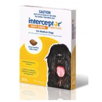 Interceptor Spectrum For Medium Dogs Tasty Chews 3 Pack
