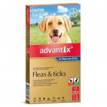 Advantix For Dogs Over 25kg 3 Pack