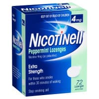 Nicotinell Lozenges Peppermint 4mg 72 Pack